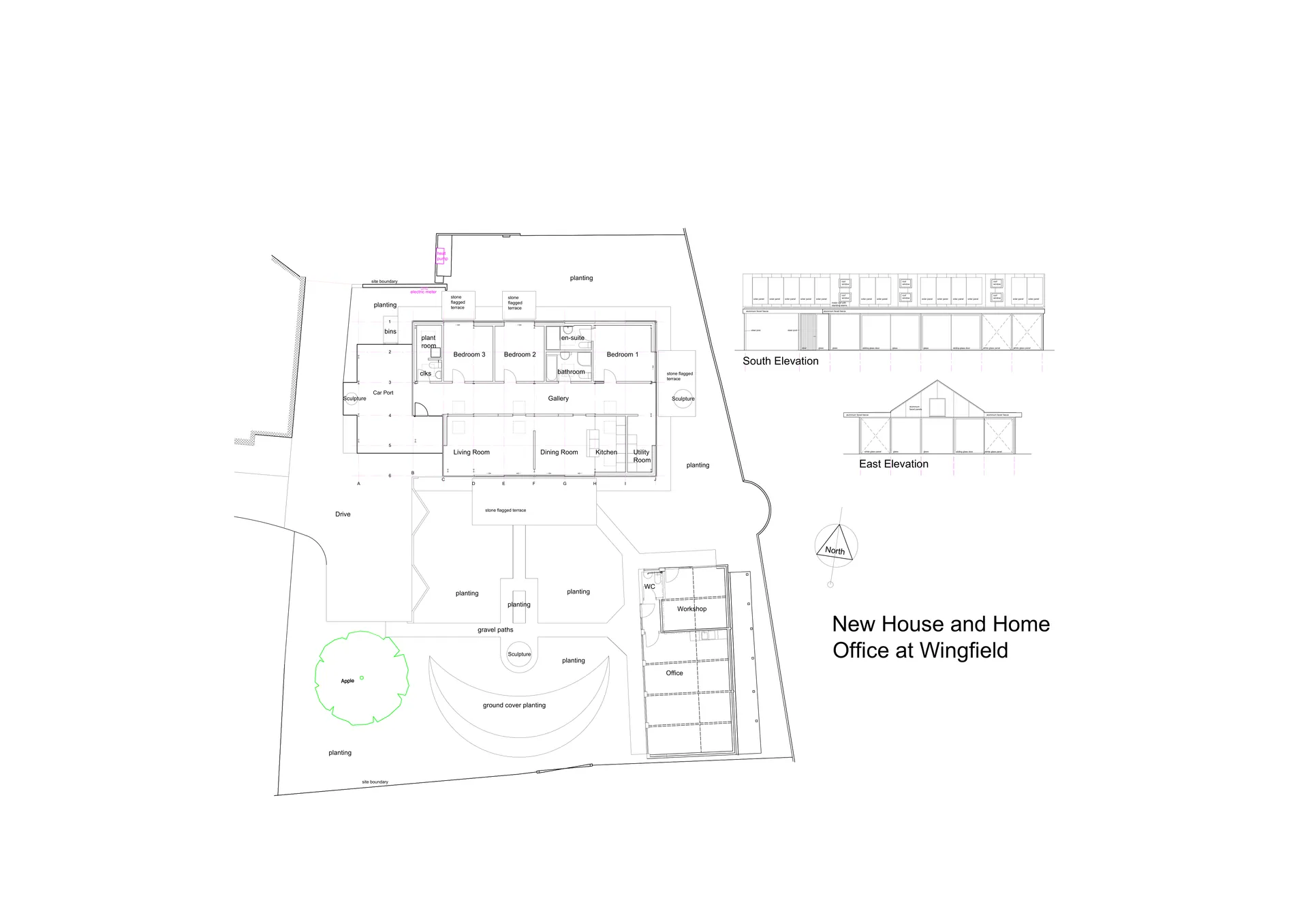 A new house and home office at Wingfield