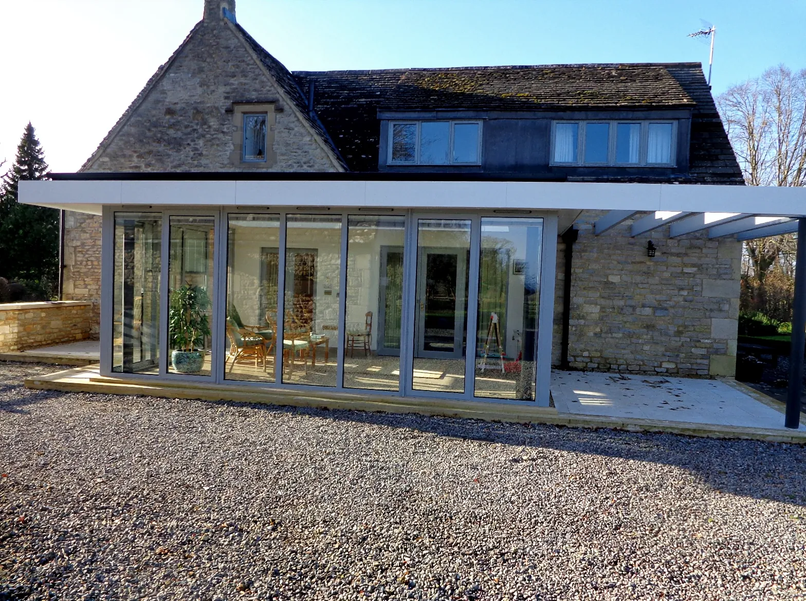 A private house east of Bradford on Avon